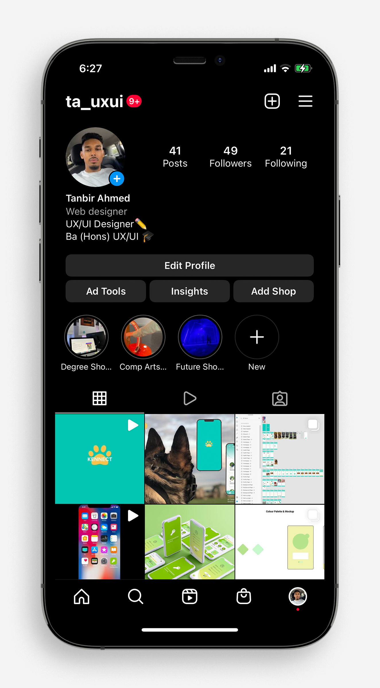 Omnifood app on iPhone